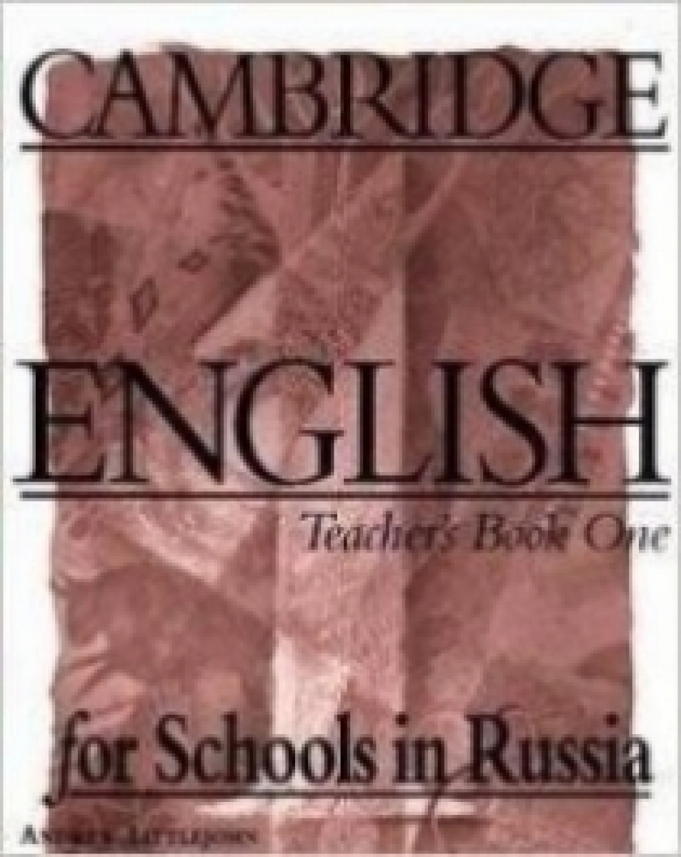 Cambridge English for Schools in Russia. Teacher's Book One.  . 1 , 6  