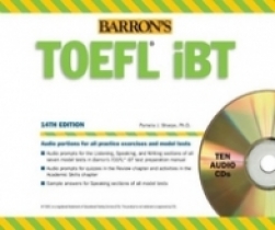 Sharpe Ph. D. Pamela Barron's TOEFL Ibt Audio Compact Disc Package, 14th Edition 