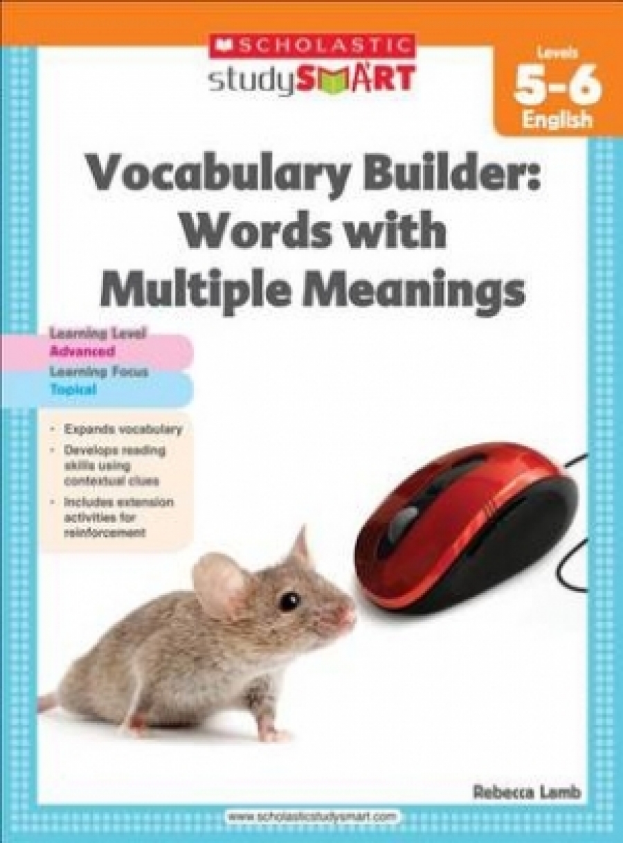 Vocabulary Builder: Words with Multiple Meanings, Level 5-6 