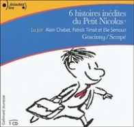 Sempe Jean-Jacques, Goscinny Rene 6 histoires iNew Editionites du Petit Nicolas Audio CD 