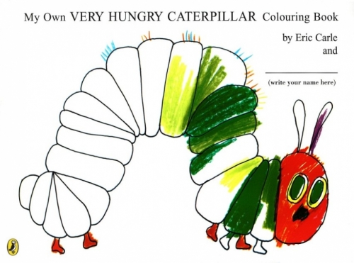 Eric Carle My Own Very Hungry Caterpillar Colouring Book 