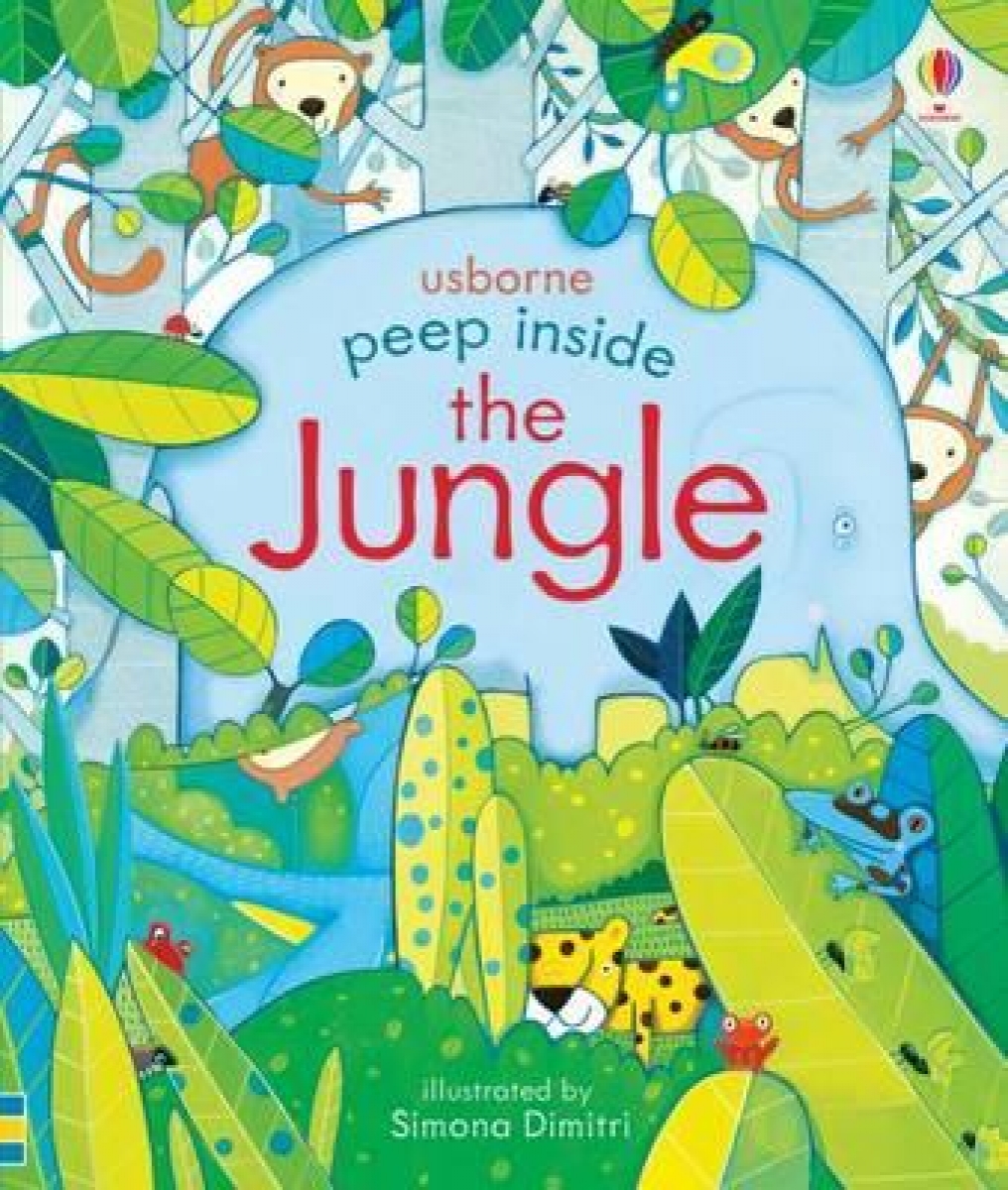 Milbourne A. Peep Inside: The Jungle. Board book 