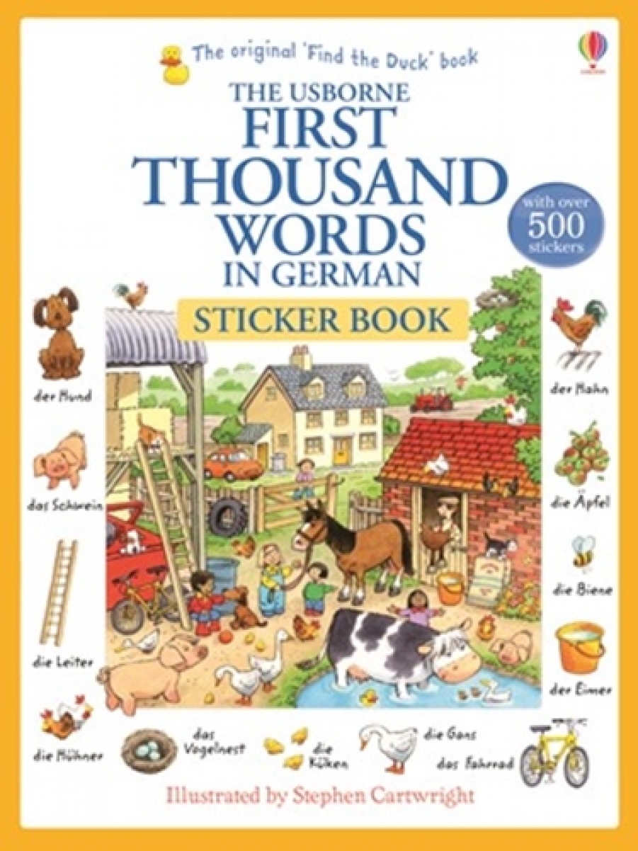 Heather Amery First Thousand Words in German Sticker Book 