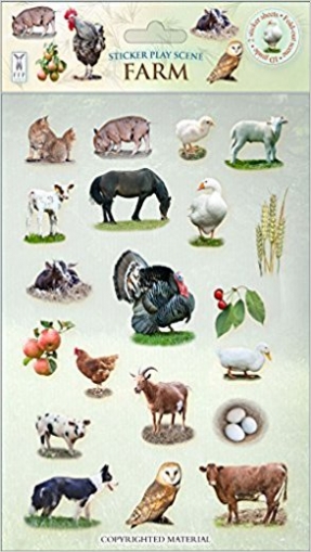 Pinnington Andrea, Buckingham Caz Sticker Play Scene. Farm: Loose-leaf 