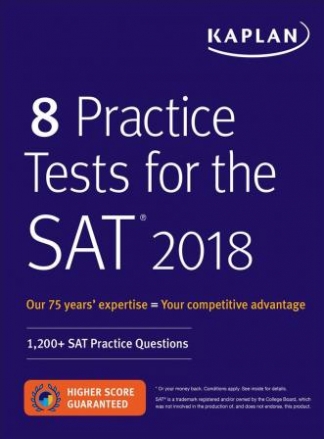 8 Practice Tests for the SAT 2018 