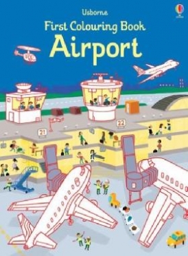 Simon, Tudhope First colouring book airport 