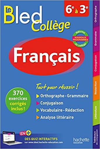 Couque C. Bled Français Collège - Nouveau programme 