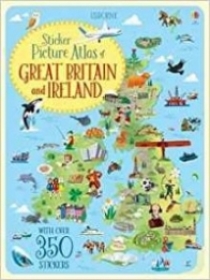 Melmoth Jonathan Sticker Picture Atlas of Great Britain and Ireland 