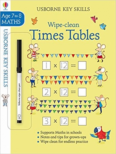Wipe-Clean Times Tables 7-8 