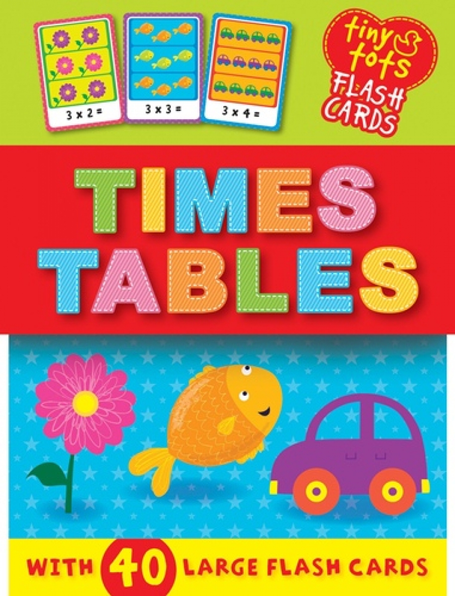 Tiny Tots Flash Cards: Times Tables 