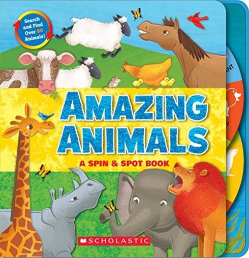 Charlesworth Liza Amazing Animals: A Spin & Spot Book 