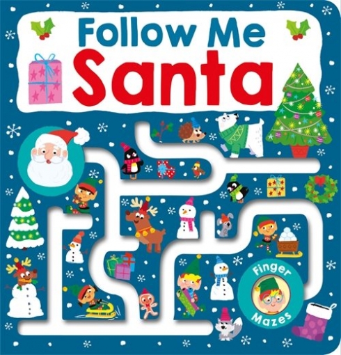 Priddy Roger Follow Me Santa (board book) 