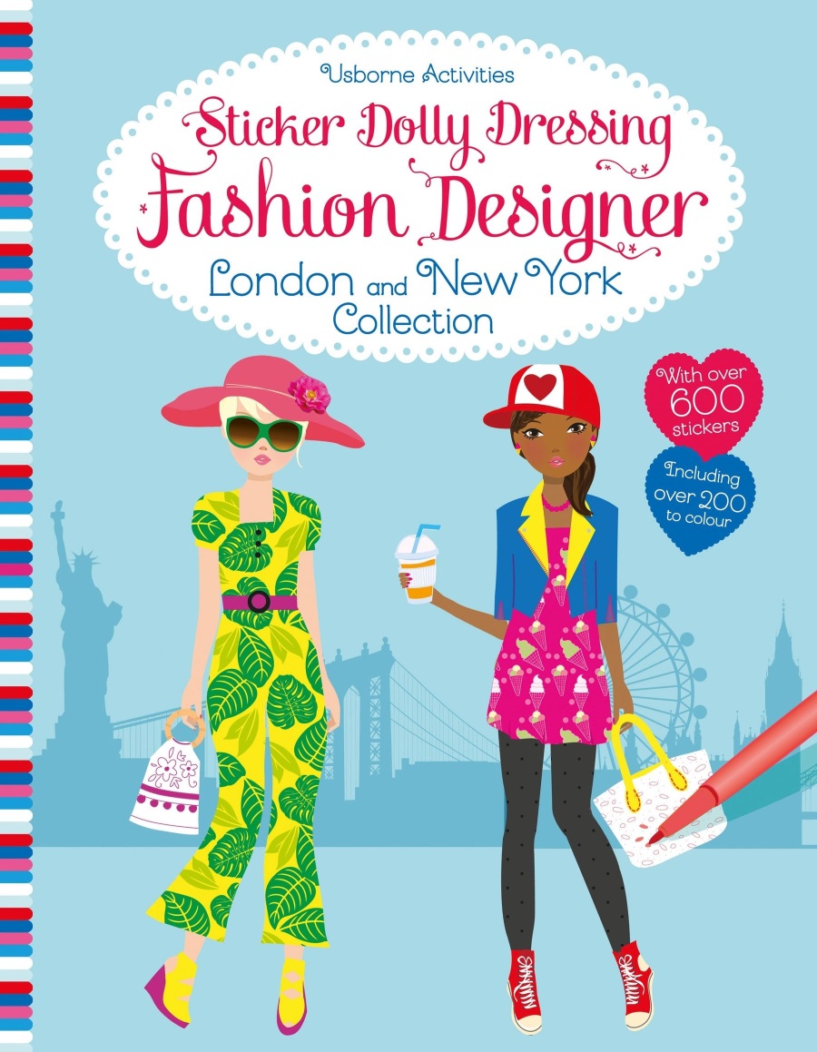 Watt Fiona Sticker Dolly Dressing Fashion Designer London and New York Collection 