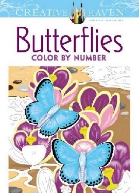 Sovak Jan, Creative Haven Creative Haven Butterflies Color by Number Coloring Book 