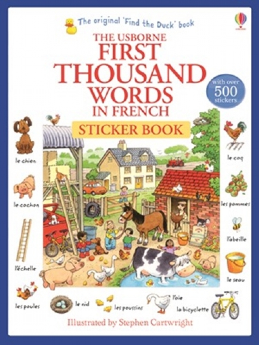Heather Amery First Thousand Words in French Sticker Book 