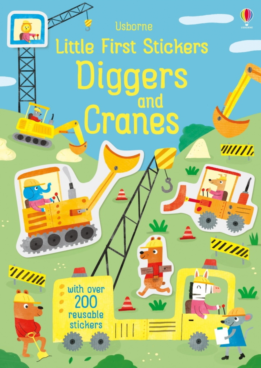 Watson Hannah Little First Stickers Diggers and Cranes 