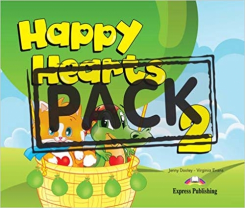 Evans Virginia, Dooley Jenny Happy Hearts 2. Pupil's Book with Stickers, Press Outs, Extra Optional Units & multi-ROM PAL 