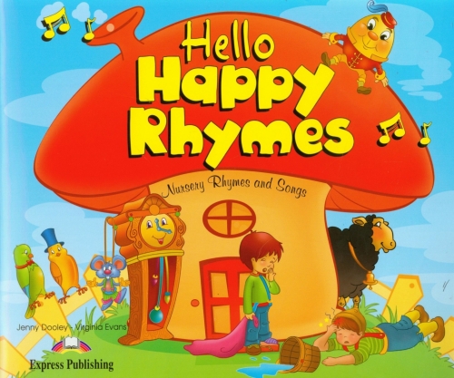 Evans Virginia, Dooley Jenny Hello Happy Rhymes. Pupil's Book with Audio CD and DVD 