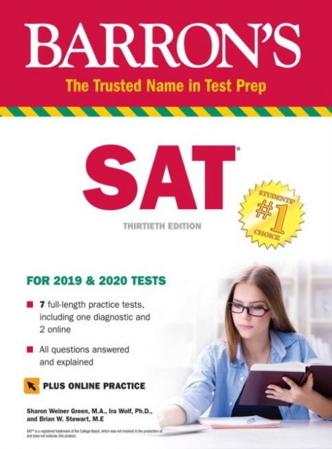 Green Sharon Weiner, Wolf Ira K., Stewart Brian W. SAT Premium Study Guide with 7 Practice Tests 30th edition 