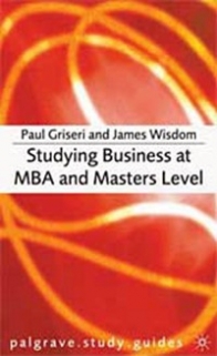 Griseri Paul Studying Business at MBA and Masters Level 