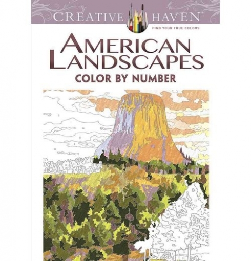 Pereira Diego Jourdan - Creative Haven American Landscapes Color by Number Coloring Book 