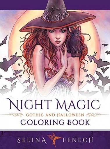Fenech Selina Night Magic - Gothic and Halloween Coloring Book 