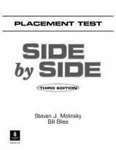 Steven J. Molinsky, Bill Bliss, Steven Molinsky Side By Side (Third Edition) 1 Placement Test 