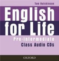 Tom Hutchinson English for Life Pre-Intermediate Class Audio CDs (3) 