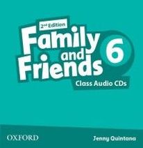 Tamzin Thompson, Naomi Simmons, Jenny Quintana Family and Friends Second Edition 6 Class Audio CD's (2) 