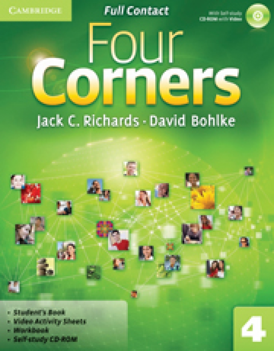 Jack C. Richards, David Bohlke Four Corners Level 4 Full Contact with Self-study CD-ROM 