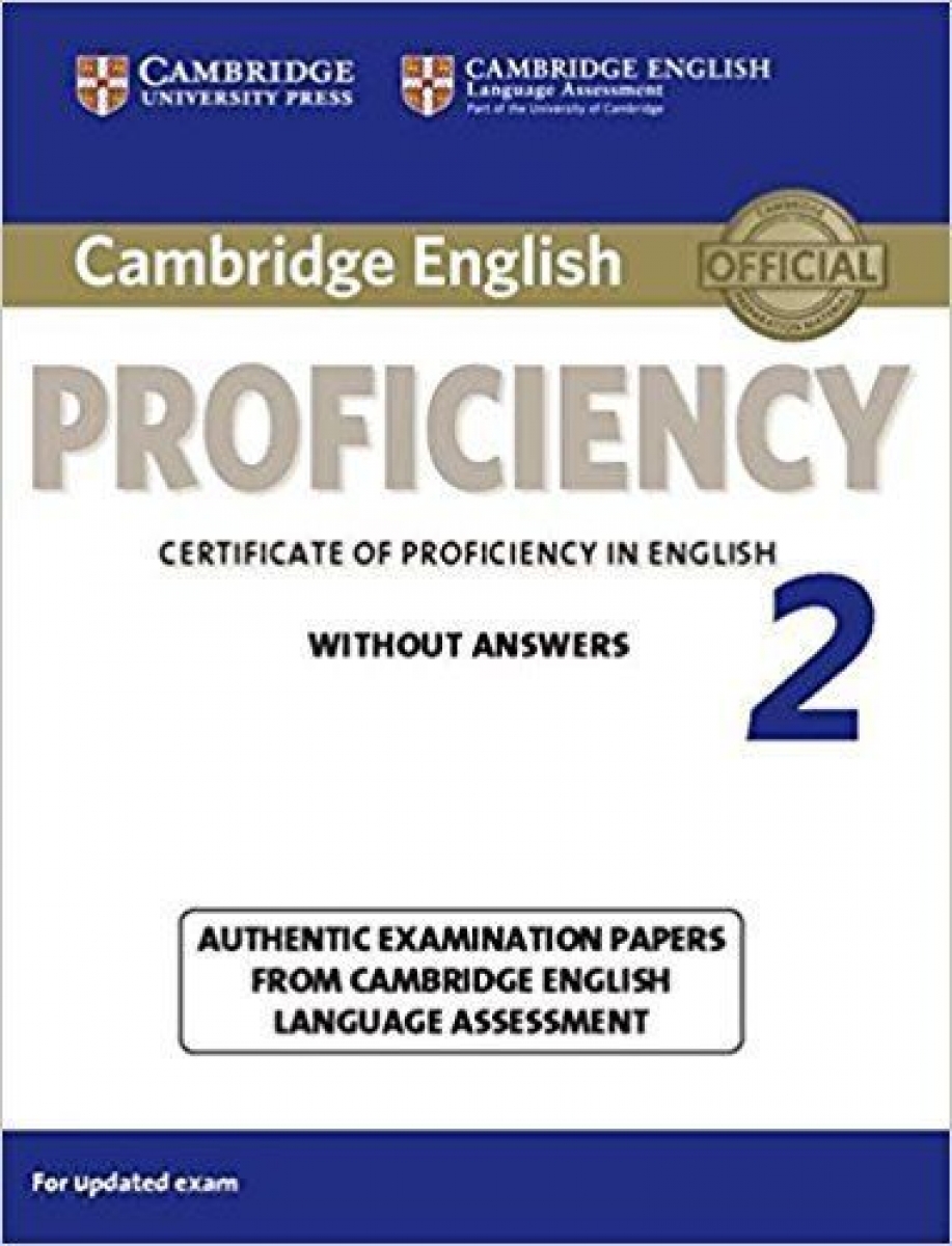 Cambridge English Proficiency 2 (for Updated Exam) Student's Book without Answers 