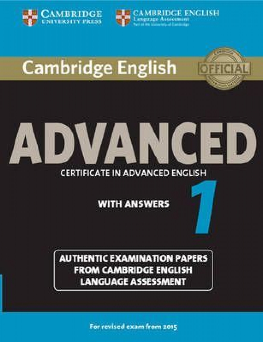 Cambridge English Advanced 1 (for revised exam 2015) Student's Book with Answers 