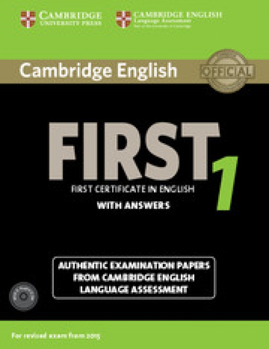 Cambridge English First 1 (for revised exam 2015) Student's Book Pack (Student's Book with Answers and Audio CDs (2)) 