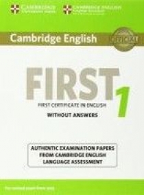 Cambridge English First 1 (for revised exam 2015) Student's Book without Answers 