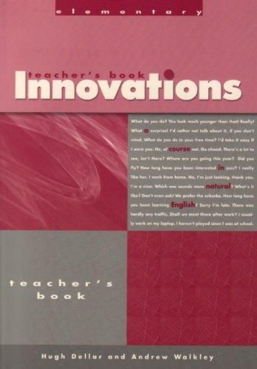 Hugh Dellar, Andrew Walkley Innovations Elementary Teacher's Book 