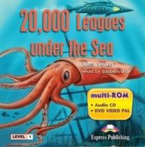 Jules Verne retold by Elizabeth Gray 20,000 Leagues Under the Sea. Graded Readers. Level 1. multi-ROM (Audio CD / DVD Video PAL).  CD/ DVD  