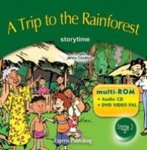 Jenny Dooley Stage 3 - A Trip to the Rainforest. multi-ROM (Audio CD / DVD Video PAL).  CD/ DVD  