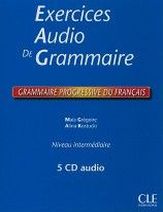 Maia Gregoire, Alina Kostucki Exercices audio de grammaire Intermediare - Coffret de 5 CD audio 