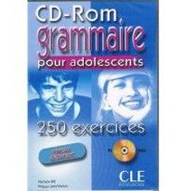 Nathalie Bie, Philippe Santinan Grammaire pour adolescents Debutant - 250 exercices - CD-Rom 