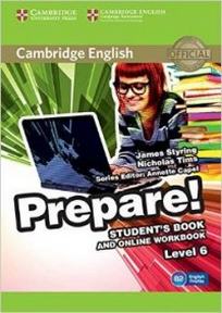 Capel Cambridge English Prepare! Level 6. Student's Book and Online Workbook 
