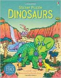 Leigh S. Sticker Puzzle Dinosaurs 