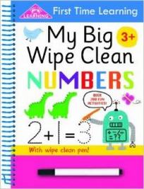 First Time Learning Wipe Clean - Numbers Spiral-bound 