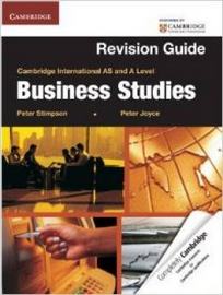 Cambridge International AS and A Level Business Studies Revision Guide 