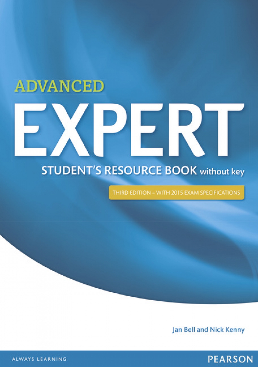 Expert Advanced Student's Resource Book Without Key 