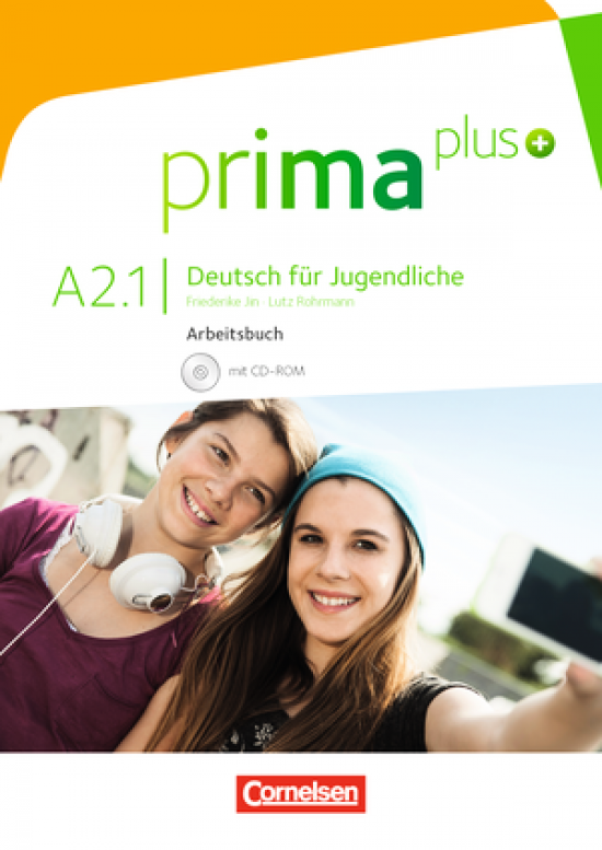 Friederike Jin Prima plus A2.1 Arbeitsbuch mit DVD-ROM 