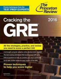 Cracking the GRE, 2016 Edition 