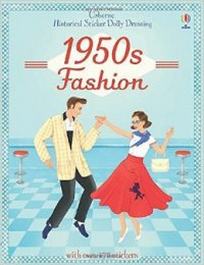 Historical Sticker Dolly Dressing 1950s Fashion 