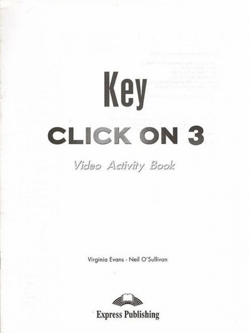 Click On 3. Video Activity Book Key.      . 