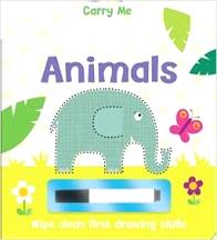 Carry Me Wipe Clean Drawing Animals 