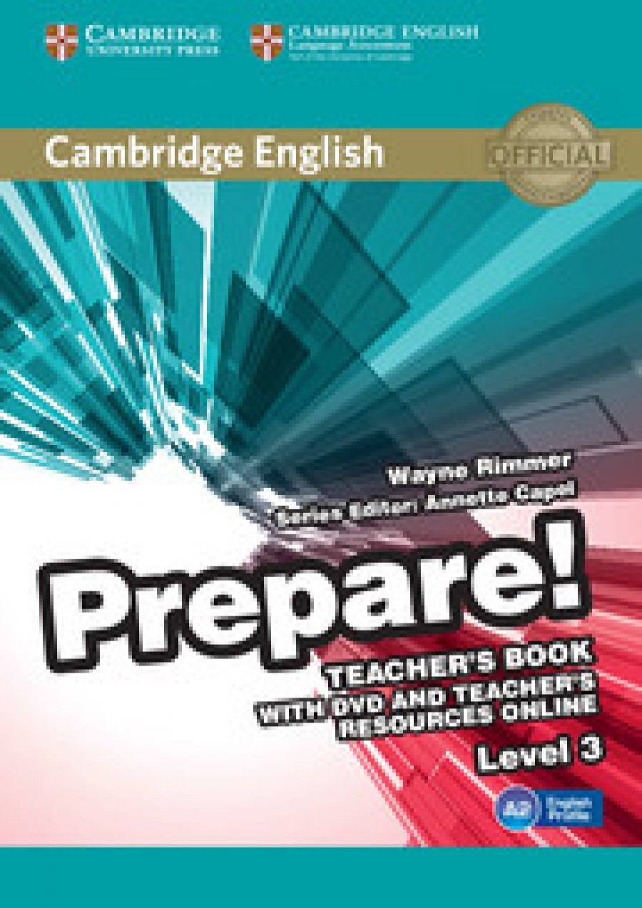 Heyderman Cambridge English Prepare! Level 3 Teacher's Book and Teacher's Resources Online: Level 3 (+ DVD) 